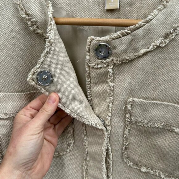 Michael Kors Cotton Linen Jacket, size 8 - Picture 6 of 9